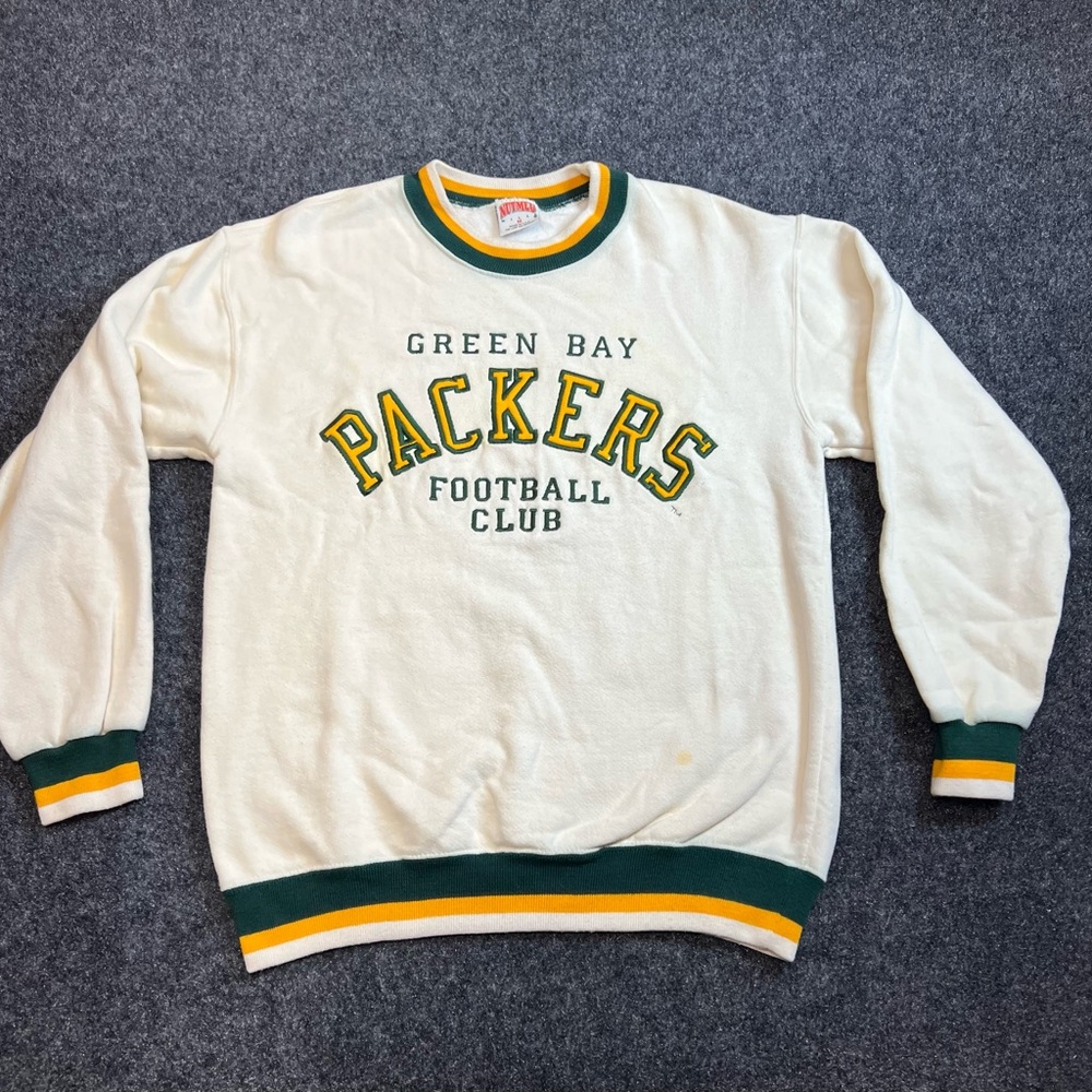 90s Green Bay Packers Nutmeg Mills Sweatshirt Mens M Made in USA